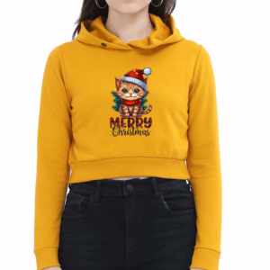 Christmas Special Offer | Women’s Crop Hoodie – Cozy, Festive, and Stylish